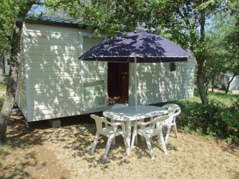 MOBILE HOME Without air-conditioned sanitary – 2 bedrooms – 3 x 6m / Garrigue