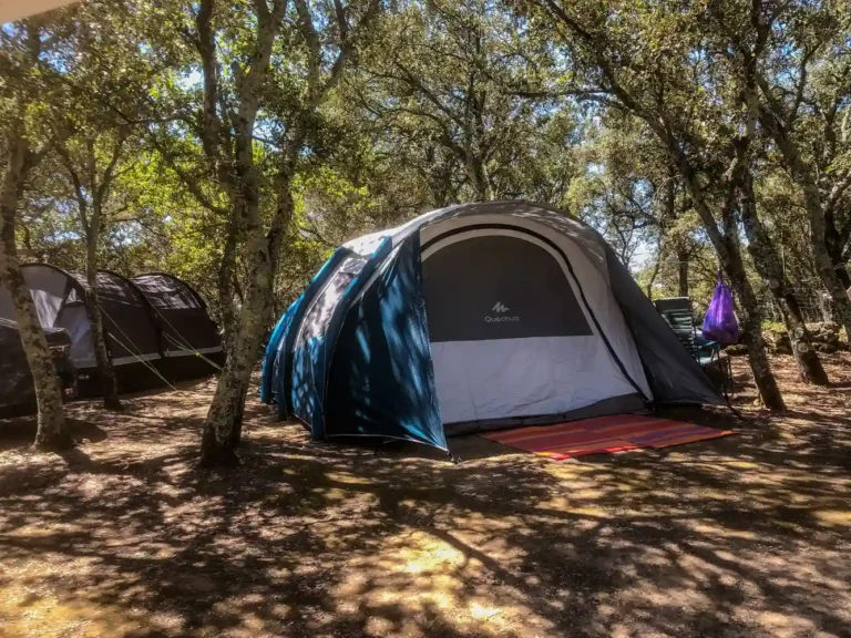 emplacement tente camping junas